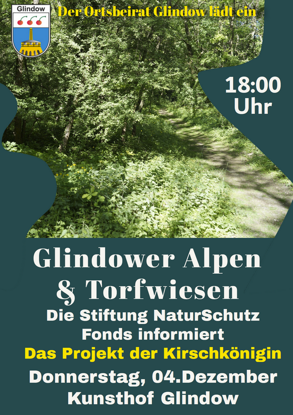 Die Glindower Alpen - Vortrag der Stiftung NaturSchutzFonds Brandenburg / Projekt der Kirschkönigin