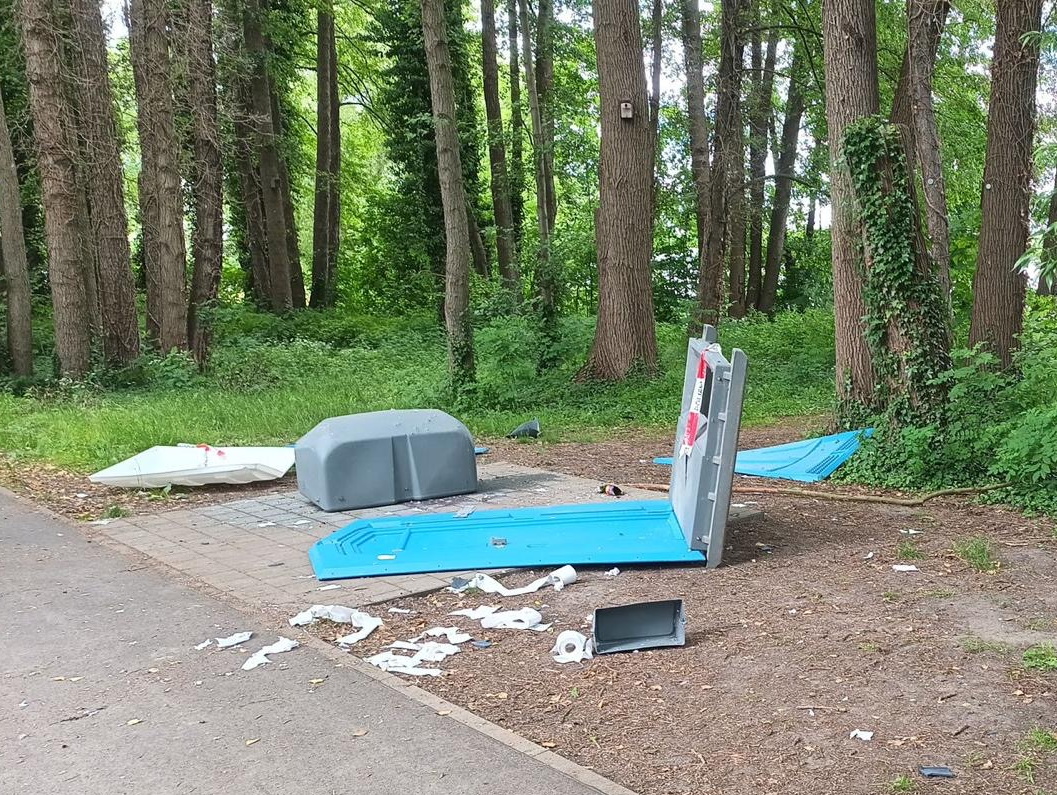 Vandalismus am Jahnufer in Glindow – Ein Ort der Erholung wird zum Ort der Zerstörung