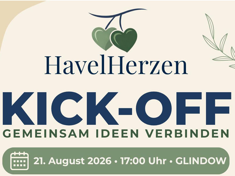 KICK-OFF zu "HavelHerzen", dem Projekt unserer Kirschkönigin