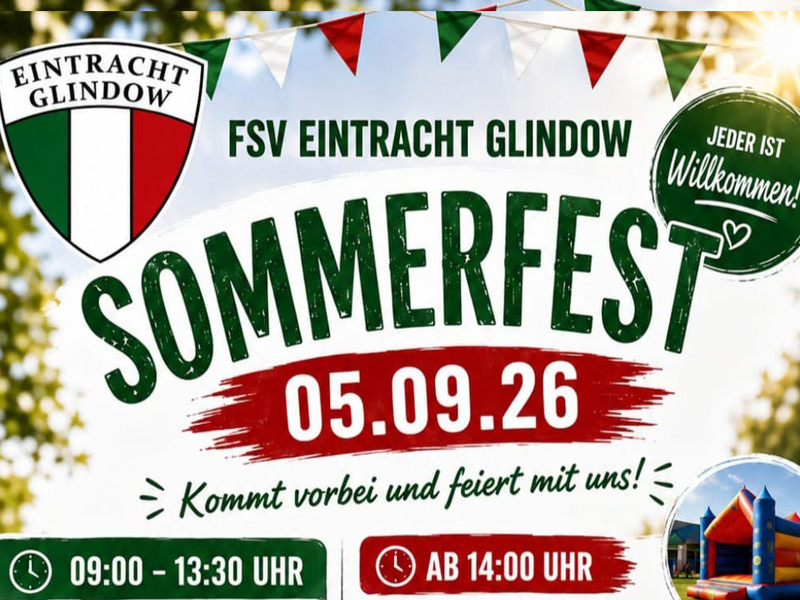 Sommerfest Eintracht Glindow am 5.9.