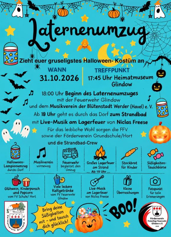 Laternenumzug am 31.10.