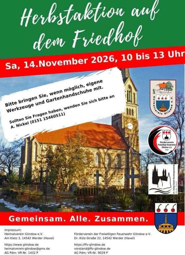 Aufruf: Herbstaktion auf dem Friedhof