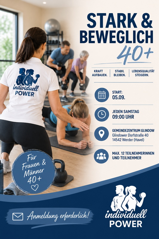 Neu in Glindow: Stark &amp; Beweglich 40+